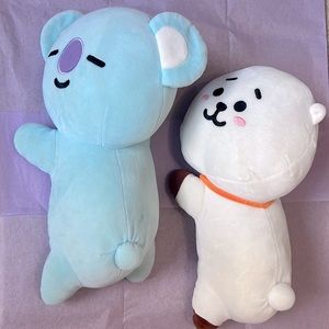 AVAILABLE - BT21 Koya and RJ Plush